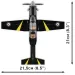 COBI: Beechcraft T-6 Texan II čierna stavebnica (26626)