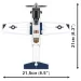 COBI: Beechcraft T-6 Texan II modro-biela stavebnica (26624)