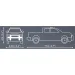 COBI: Dodge RAM 1500 policajné auto stavebnica (24608)