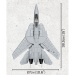 COBI: Top Gun F-14A Tomcat™ stavebnica (5811A)