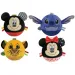 Clementoni Baby: Disney Baby mäkké plyšové loptičky v štyroch rôznych variantoch 1ks