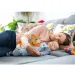Clementoni Baby: Ron-Ron uspávajúca plyšová mačka s pradením