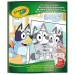 Crayola: Omaľovánka a nálepková knižka - Bluey