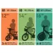 Detský bicykel Flappy 16” s košíkom a sedačkou pre bábiku v ružovo-bielej farbe – Dino Bikes bicykel