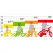 Detský bicykel Mountain Bike R88 zeleno-čierny vo veľkosti 12 - bicykel Dino Bikes