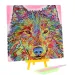 Diamantová mozaika: Sada na maľovanie diamantmi - Vlk 20x20 cm