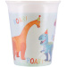 Dino párty papierové poháre, sada 8 ks, 200 ml