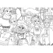 Disney Encanto 2 v 1 maxi 4x48 ks puzzle a omaľovánka 35x25 cm - Lisciani