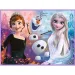 Disney: Ľadové kráľovstvo 2 - Puzzle a pamäťové karty 2 v 1 sade - Trefl: Princezné na svojej zemi