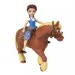 Disney Princezné: Mini princezná Belle a jej kráľovské jazdiarne – Mattel