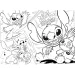 Disney Stitch 2 v 1 maxi 24-dielne puzzle a omaľovánka 70x50 cm - Lisciani