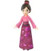 Disney princezné: Mini bábika princeznej Mulan s lesklou sukňou - Mattel