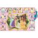 Disney princezné interaktívne 24-dielne podlahové puzzle - Clementoni