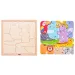 Drevené puzzle s motívom zvierat - Woodyland