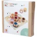 Eichhorn: Drevená Montessori senzorická párovacia sada valčekov – Hmatová vzdelávacia hračka - Simba Toys