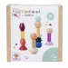 Eichhorn: Drevené Montessori stavebné tvary – Kreatívna balančná hra - Simba Toys