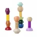 Eichhorn: Drevené Montessori stavebné tvary – Kreatívna balančná hra - Simba Toys