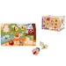 Eichhorn: Drevené zvieracie puzzle s úchytkami v rôznych variantoch 1ks - Simba Toys