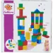 Eichhorn: Farebné drevené kocky, 50-dielna sada - Simba Toys