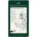 Faber-Castell: Castell 9000 grafitová ceruzka, súprava 12 kusov v kovovej krabičke