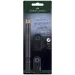 Faber-Castell: GRIP Sparkle sada 4 čiernych grafitových ceruziek s gumičkou a ostričom
