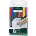 Faber-Castell: Multimark S Alkoholový popisovač sada 8 farieb 0,4 mm