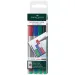 Faber-Castell: Multimark sada popisovačov na fólie M – 4 ks