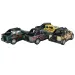 Fast Racer: Terénne vozidlo PickUp na kolesách v rôznych variantoch 11cm