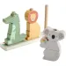 Fisher-Price: Drevené zvieratká na skladanie - Mattel