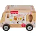 Fisher-Price: Drevený zmrzlinový vozík s triedením tvarov - Mattel