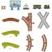 Fisher-Price: Thomas a priatelia - Whiffova recyklačná jazda súprava dráhy - Mattel
