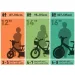 Flappy 12” detský bicykel s košíkom a sedadlom pre bábiku v ružovo-bielej farbe - Dino Bikes bicykel