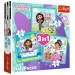 Gabi bábikár: Aktivity 3 v 1 puzzle - Trefl