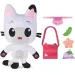 Gabi domček bábik Kino: Interaktív plyšová figúrka Pandy Paws 30 cm - Spin Master