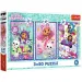 Gabi domček pre bábiky farebné dni 3x80 ks puzzle - Trefl