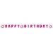 Hello Kitty narodeninový banner s nápisom „Happy Birthday“