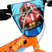 Hot Wheels 16" detský bicykel s držiakom na fľašu a bočnými kolieskami v oranžovo-čiernej farbe – bicykel Dino Bikes