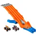 Hot Wheels Monster Trucks: Súprava dráhy na prenasledovanie s 2 autíčkami - Mattel