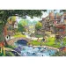 Idylický život 2x500 dielikov puzzle - Trefl