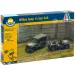 Italeri 1/72 Willys Jeep 1/4 ton 4x4 vojenské vozidlá 2-dielna modelová súprava