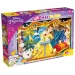 Kráska a zviera Belle 2 v 1, puzzle so 108 dielikmi a omaľovánka 70x50 cm - Lisciani