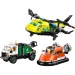 LEGO® City: Lietadlo, vozidlo s výsuvnou plošinou a vznášadlo remix (60505)