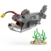 LEGO® Creator: Nebezpečný žralok s truhlou pokladov (31381)