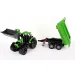 LENA: Traktor Worxx Deutz-Fahr Agrotron 7250 TTV s prívesom v krabici 74 cm