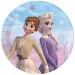 Ľadové kráľovstvo 2 Elsa a Anna papierové taniere 8 ks sada 23 cm