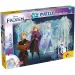 Ľadové kráľovstvo 2 v 1 24-dielne puzzle a omaľovánka 35x25 cm - Lisciani