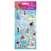 Luna: Disney Princezné 3D penová nálepková sada na hárku 10x22 cm