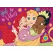 Luna: Disney princezné 2 v 1, 100-dielne omaľovánky puzzle