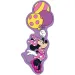 Luna: Dvojstranné podlahové puzzle Minnie Mouse na vyfarbovanie, 54 dielov