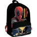 Luna: Must Team Marvel Deadpool a Wolverine zaoblený školský batoh, ruksak 29x17x41 cm